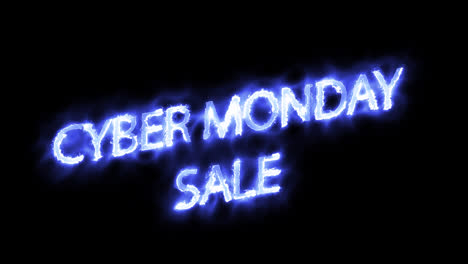 Cyber-Monday-Verkaufsschild-Banner-Für-Werbevideo.-Neon-Leuchtendes-Licht-Sonderangebot-Rabatt-Tags-Mit-Transparentem-Alphakanal-Hintergrund.